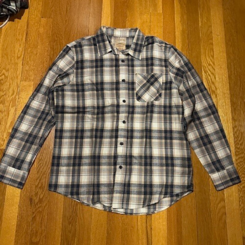 Telluride Clothing Company Flannel Button Down Shirt, Classic Fit, Men's L